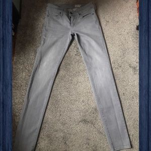 UNIQLO GRAY SKINNY FIT JEANS 👖 SIZE 26